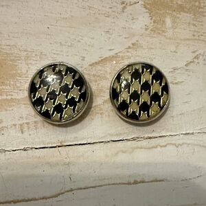 Black Houndstooth Ginger Snaps